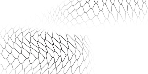 Abstract black nets with mesh texture for fishing nets background. Simple net flowing design © M.I.Arfad