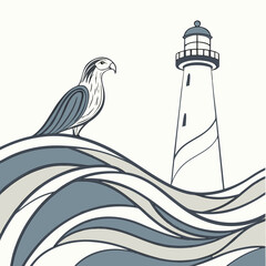 Elegant Abstract Ceramic Waves and Smooth Surface Texture