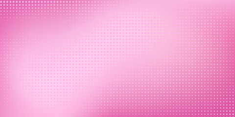 Abstract pink rose halftone pattern design. Retro comic gradient pink soft background