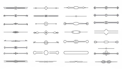 Collection of electrical circuit symbols
