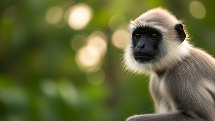 Obraz premium High Definition Langur Primate Photo