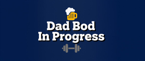 dad bod art concept