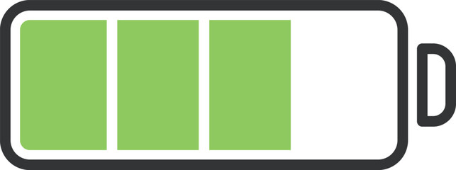 バッテリー・電池マークのフラットアイコン  © mayu.