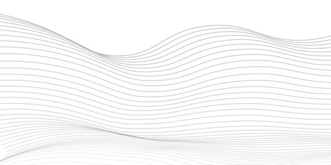 3D Vector wave lines pattern smooth curve flowing dynamic blue green gradient light isolated on black background for concept technology, digital, communication, science, music.