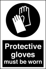 Fototapeta premium Safety sign mandatory notice ...