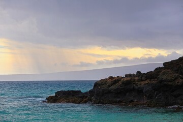 Beachgoers enjoy a day at Makena Beach in Maui