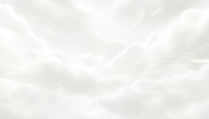 Obraz premium 柔らかな光をイメージした白色基調の背景画像 木漏れ日、自然、花、植物、日の当たるモダンな室内の雰囲気