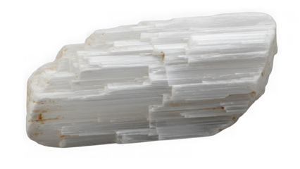 Selenite crystal with layered structure