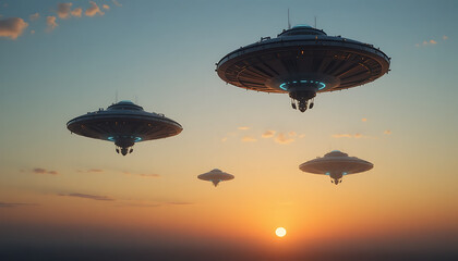 Three UFOs Are Flying The