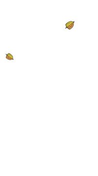 animation of plants and falling leaves