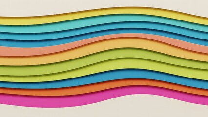 Bright abstract background featuring a multicolored pattern of rainbow stripes and colorful lines with a vibrant fabric texture design in red, blue, green, and yellow