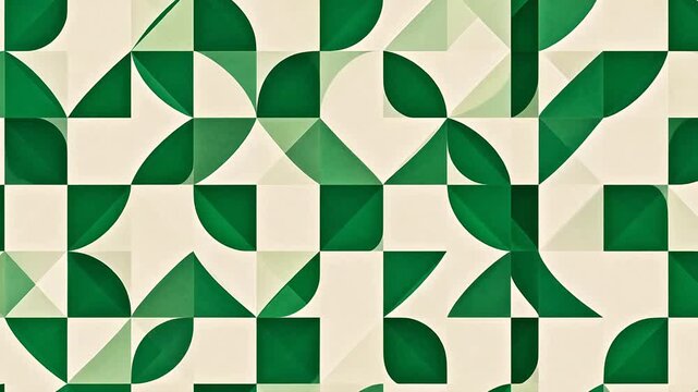 Geometric leaf pattern design