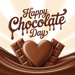 chocolate heart background