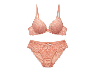 Lace lingerie set isolated on transparent background