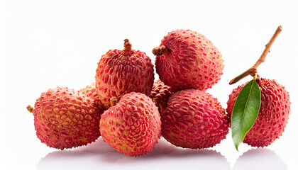 The Delicate Beauty Of Lychee Isolated And Stunning