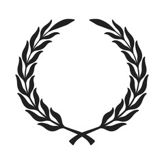 Fototapeta premium Vintage Laurel Wreath Award Frame, Certificate and Medal Vector Design, Vintage Wheat Ears Honor Emblem