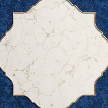 Marble Tile Gold Frame