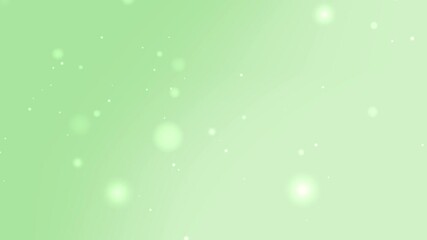 Soft green pastel gradient background with glowing sparkle particles and smooth light bokeh Clean abstract design ideal for wellness branding eco campaign world health day and modern presentation