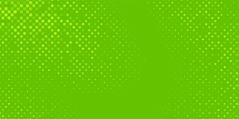 Dots halftone green color pattern gradient texture with technology digital background. Dots pop art comics with nature graphic design art concept