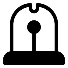 Alarm icon for reminder, time and alert