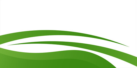 Modern Abstract green curved banner background. vector eps10 background concept