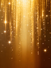 Luxury Golden Sparkle Abstract Background
