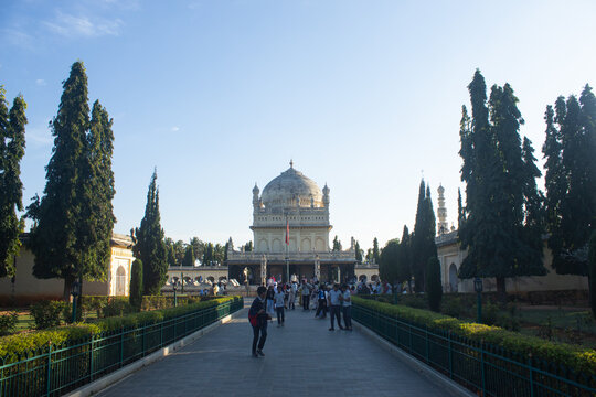 India, Karnataka, Mysuru, Gumbaz-e-Shahi, The Tipu Sultan Resting Place, .Srirangpatana.