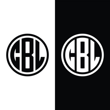 Initial Letter CBL Logo Design Vector Illustration Stock Vector.