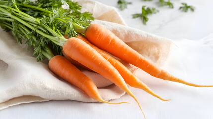 carrots on a wooden table