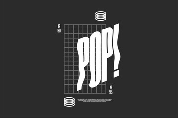 streetwear design template element for fashion