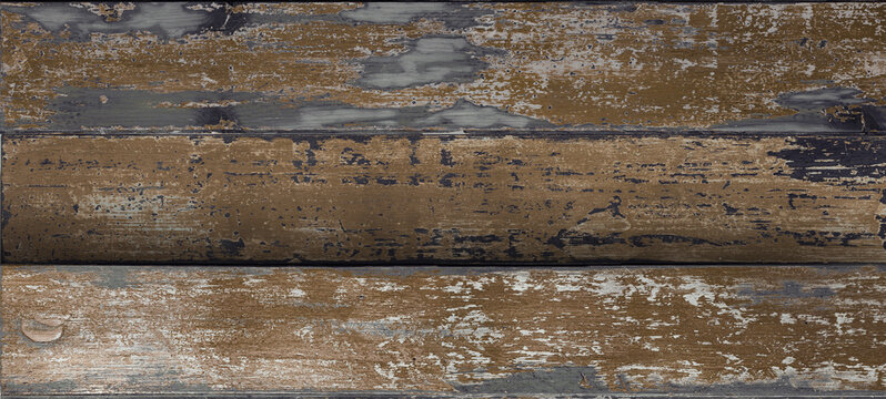 old wooden fence brown colour natural wooden rust striped with wood texture blue.