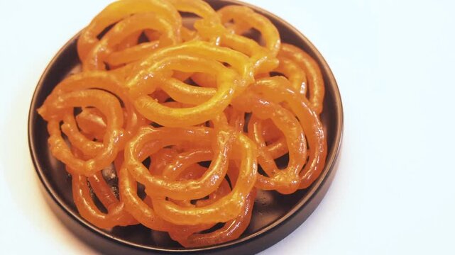 Indian most popular sweet called Jalebi or jilebi 