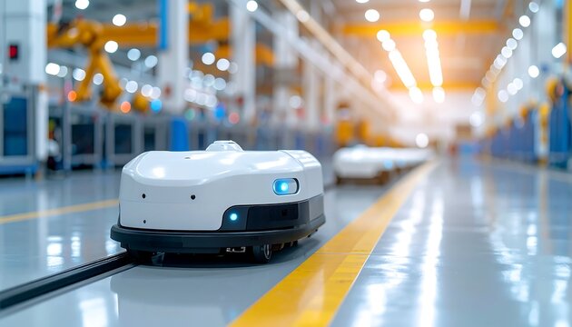 Autonomous Robots (AGV) Operating in Modern Smart Warehouse