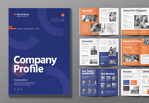 Corporate Company Profile Brochure Template