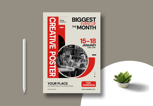 Creative Poster Template Layout