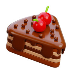 3d cake illustration