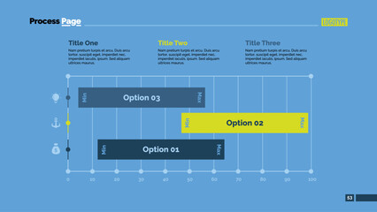 Three Options Values Slide Template