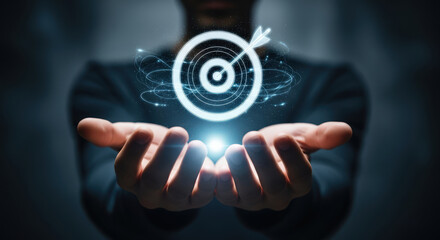 Goal Target Success Business Achievement Vision Accuracy Strategy Arrow Opportunity Focus Concept Aim Solution Innovation Challenge Growth Progress Future Hand