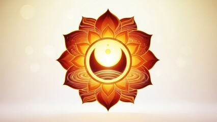 Radiant Muladhara Chakra Design: A Symbolic Representation of Root Energy and Stability