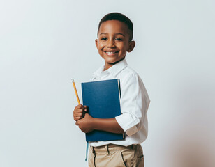 Smiling Student with Book