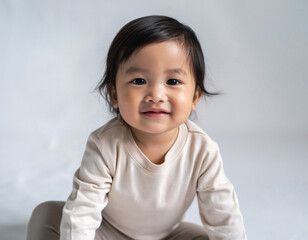 Smiling Baby Portrait