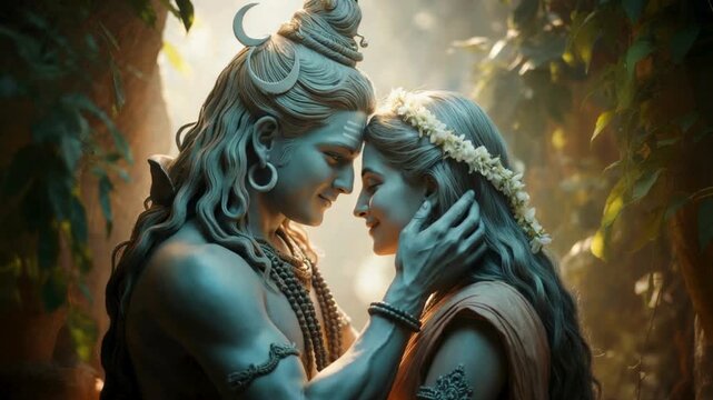 Lord shiva and Parvathy concept