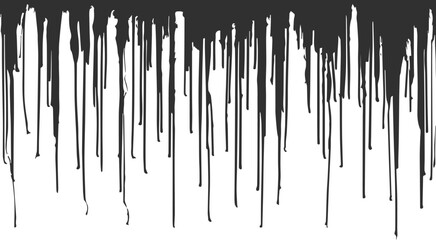 Black Paint Drips Grunge Texture