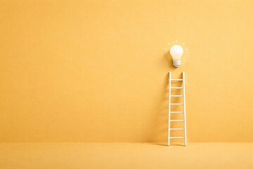 Business Ladder to Innovation Banner Background