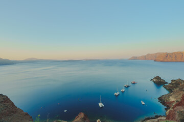 サントリーニの美しい風景