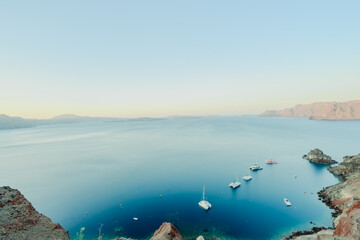 サントリーニの美しい風景