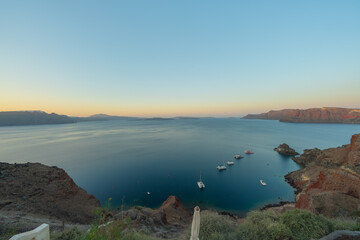 サントリーニの美しい風景