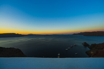 サントリーニの美しい風景