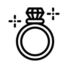 diamond line icon