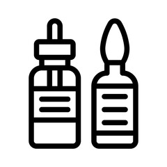 ampoule line icon